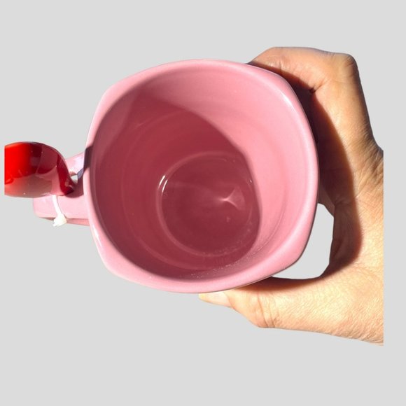 MINNIE MOUSE 11 0Z PINK & RED CUP O SASS WITH SPOON (NEW) - Picture 4 of 5